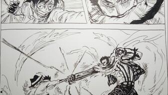 海贼王漫画手绘,手绘描绘的冒险征途